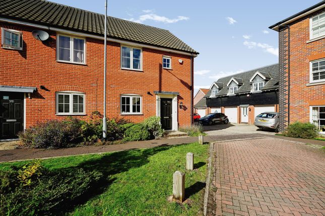 Thumbnail End terrace house for sale in Vanguard Chase, Norwich