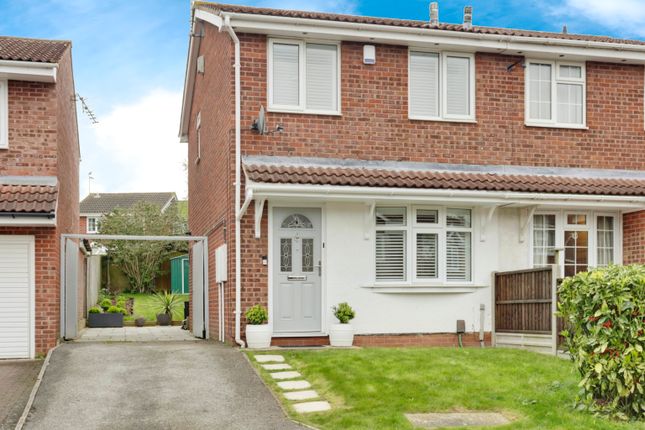 Thumbnail Semi-detached house for sale in Chaffinch Close, Leicester