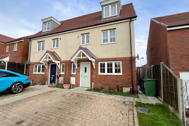 Semi-detached house for sale in Wood Sage Way, Stone Cross, Pevensey, East Sussex