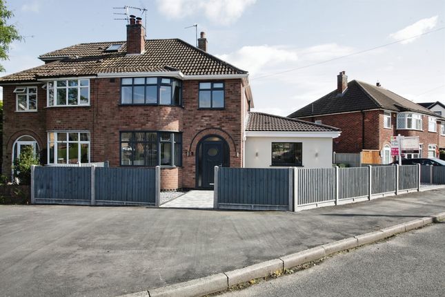 Semi-detached house for sale in Armson Avenue, Kirby Muxloe, Leicester