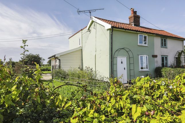 Semi-detached house for sale in Honeysuckle Cottages, Bedfield, Woodbridge