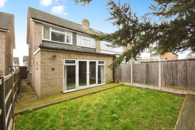 Semi-detached house for sale in Burne Avenue, Wickford, Essex