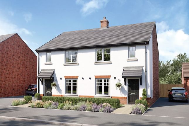 Thumbnail Semi-detached house for sale in "The Benford - Plot 146" at Bromyard Road, Rushwick, Worcester