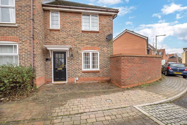Thumbnail End terrace house for sale in Kingfisher Road, Bury St. Edmunds