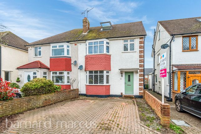 Thumbnail Semi-detached house for sale in Gadesden Road, West Ewell, Epsom