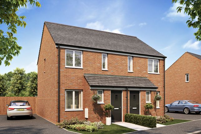 Thumbnail Semi-detached house for sale in "The Alnwick" at Axten Avenue, Lichfield