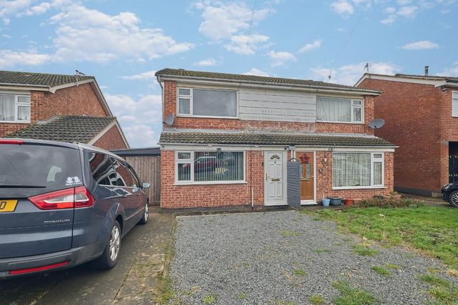 Thumbnail Semi-detached house for sale in Erskine Close, Hinckley