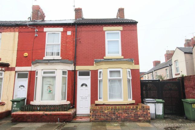 Thumbnail End terrace house for sale in Parkside Road, Tranmere, Birkenhead