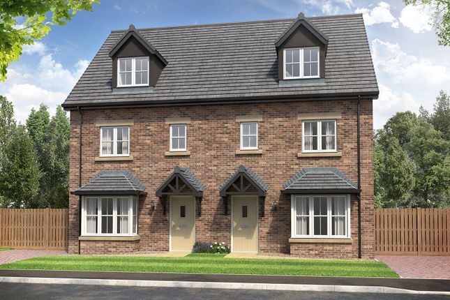 Thumbnail Town house for sale in "Rushford" at Mansion Heights, Gateshead