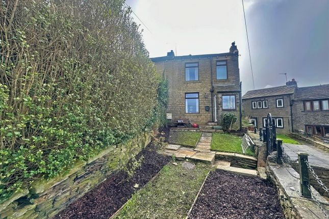 Thumbnail End terrace house for sale in Clay Pit Lane, Holywell Green, Halifax