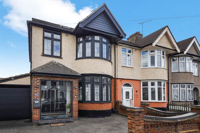 Thumbnail Semi-detached house for sale in Meadway, Ilford