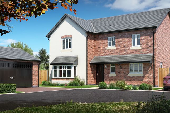 Thumbnail Detached house for sale in Plot 5, Hunters Chase, Bryn Perthi, Arddleen, Llanymynech