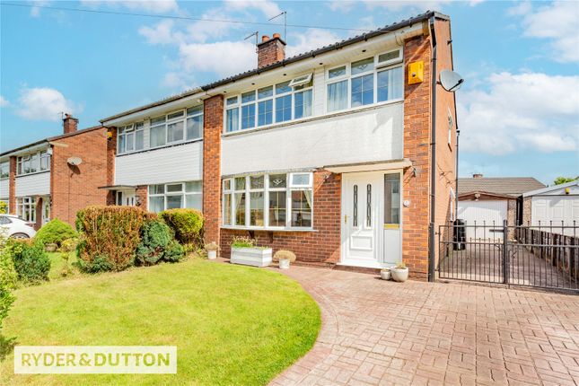 Thumbnail Semi-detached house for sale in Ashley Close, Castleton, Rochdale, Greater Manchester