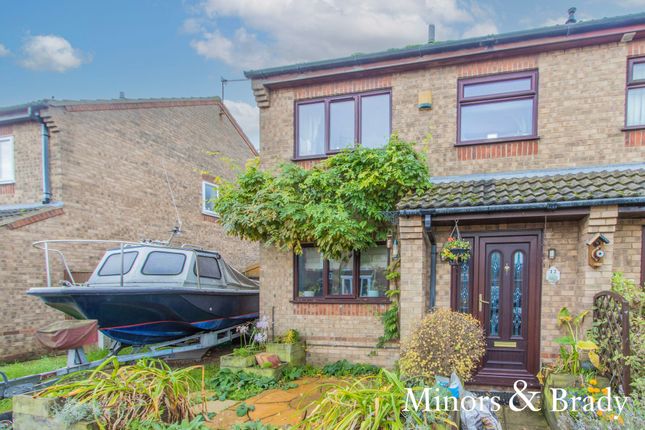 Thumbnail Semi-detached house for sale in Webster Way, Caister-On-Sea