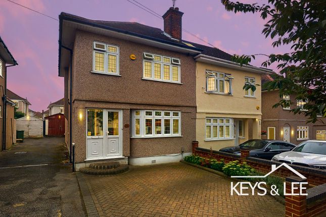 Thumbnail Semi-detached house for sale in Silvermere Avenue, Collier Row, Romford