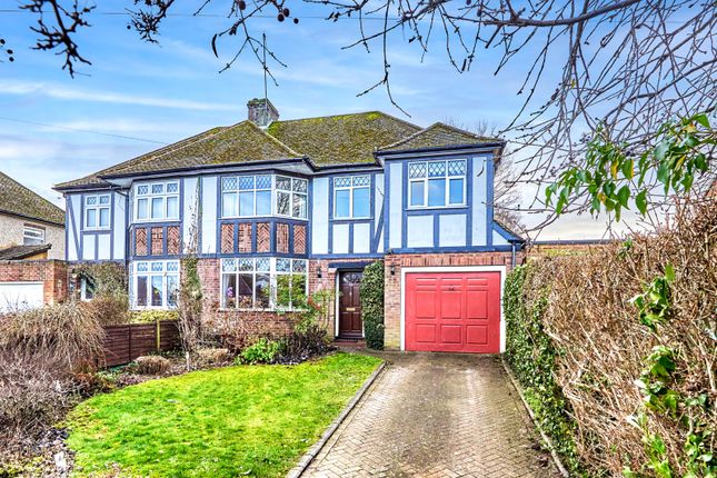 Thumbnail Semi-detached house for sale in Tudor Road, Wheathampstead, St. Albans, Hertfordshire
