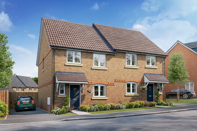 Thumbnail Semi-detached house for sale in "The Eveleigh" at Cromwell Way, Royston