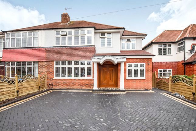 Thumbnail Semi-detached house for sale in Church Road, Worcester Park, Surrey