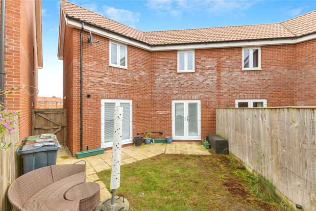 Semi-detached house for sale in Waller Drive, Attleborough, Norfolk