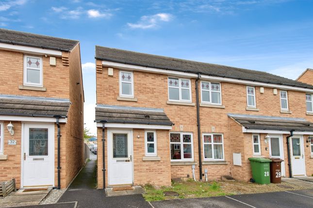Thumbnail End terrace house for sale in Hoctun Close, Castleford