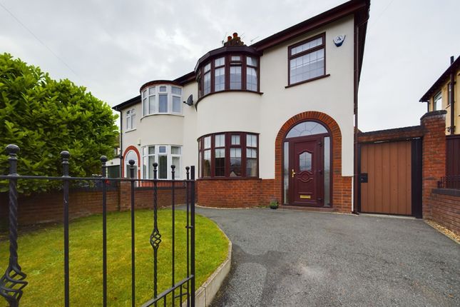 Semi-detached house for sale in Pagebank Road, Huyton, Liverpool.