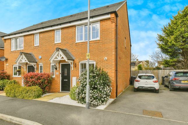 Thumbnail Semi-detached house for sale in Wren Close, Lower Stondon, Henlow