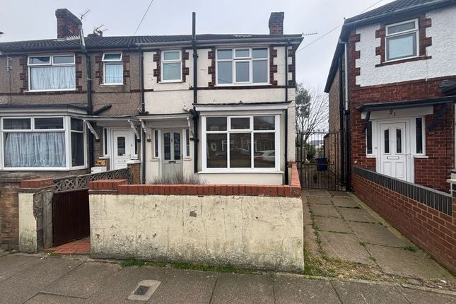 Thumbnail End terrace house for sale in 19 Chelmsford Avenue, Grimsby, South Humberside