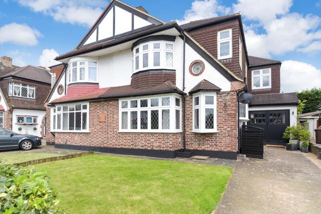 Thumbnail Semi-detached house for sale in Bradstock Road, Stoneleigh, Epsom