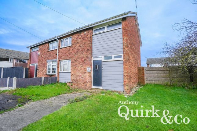 Thumbnail Semi-detached house for sale in Fourth Walk, Canvey Island