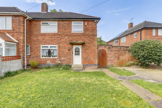 Thumbnail Town house for sale in Arnside Close, Bestwood Park, Nottinghamshire