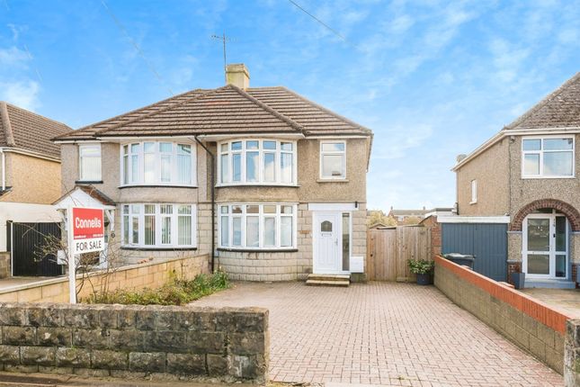 Semi-detached house for sale in Moredon Road, Swindon