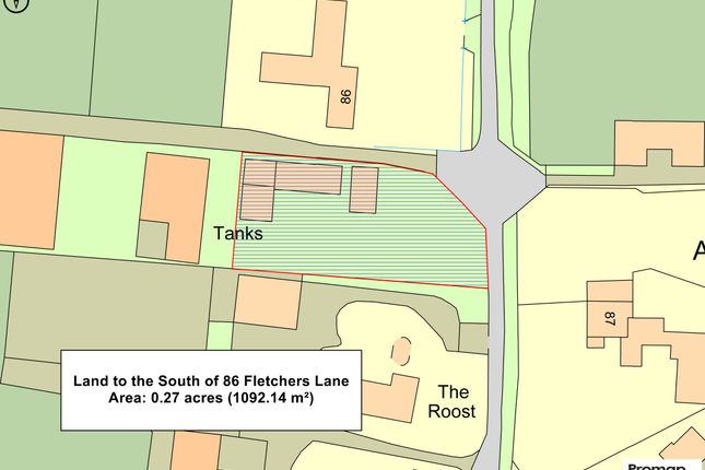 Land for sale in Fletchers Lane, Chichester