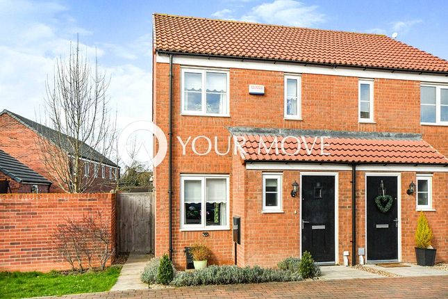 Semi-detached house for sale in Thistle Way, Witham St. Hughs, Lincoln, Lincolnshire