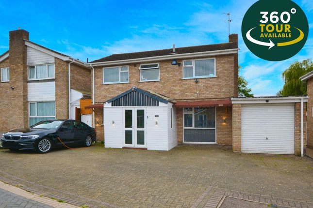Thumbnail Detached house for sale in Buckfast Close, Evington, Leicester