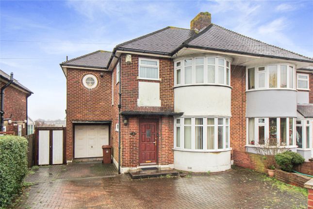 Semi-detached house for sale in Highview Drive, Chatham, Kent