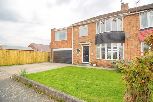 Thumbnail Semi-detached house for sale in Brendale Avenue, Westerhope, Newcastle Upon Tyne