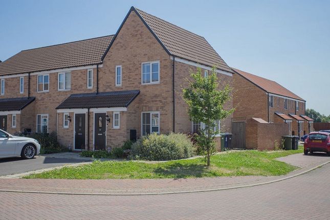 Thumbnail End terrace house for sale in Whitney Drive, Yaxley, Peterborough