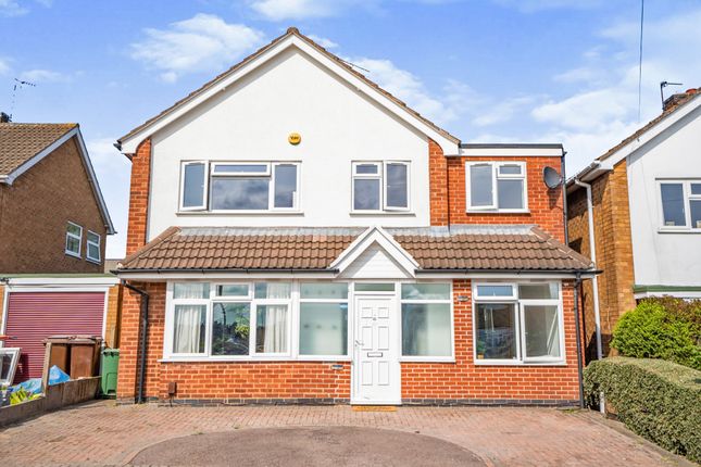 Thumbnail Detached house for sale in Harrowgate Drive, Birstall, Leicester, Leicestershire
