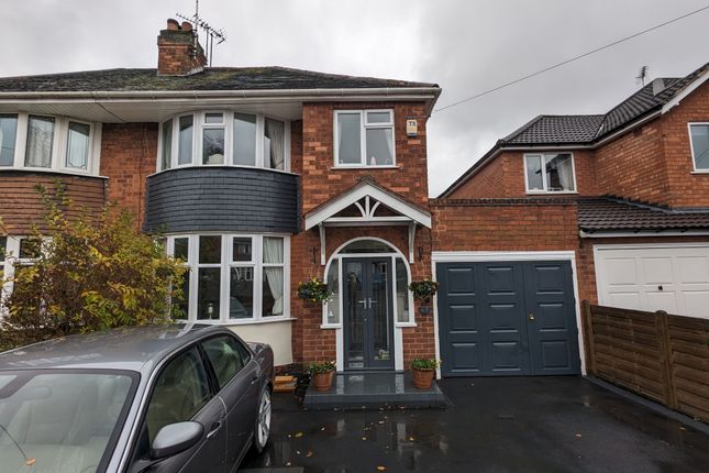 Thumbnail Semi-detached house for sale in Wells Green Road, Solihull