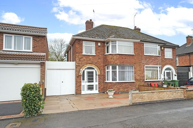 Semi-detached house for sale in Brockenhurst Drive, Braunstone Town, Leicester, Leicestershire