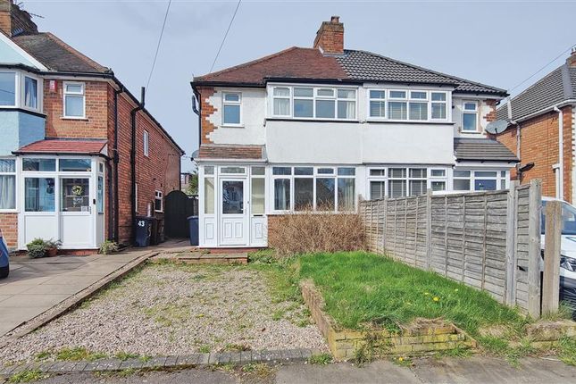 Thumbnail Semi-detached house for sale in Rock Road, Solihull