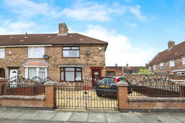 Thumbnail End terrace house for sale in Studland Road, Liverpool
