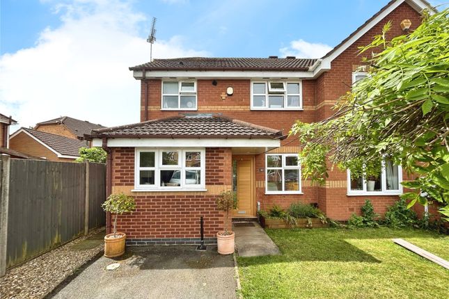 Semi-detached house for sale in Grebe Way, Whetstone, Leicester, Leicestershire
