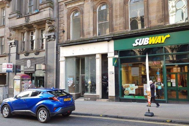 Retail premises to let in Union Street, Glasgow