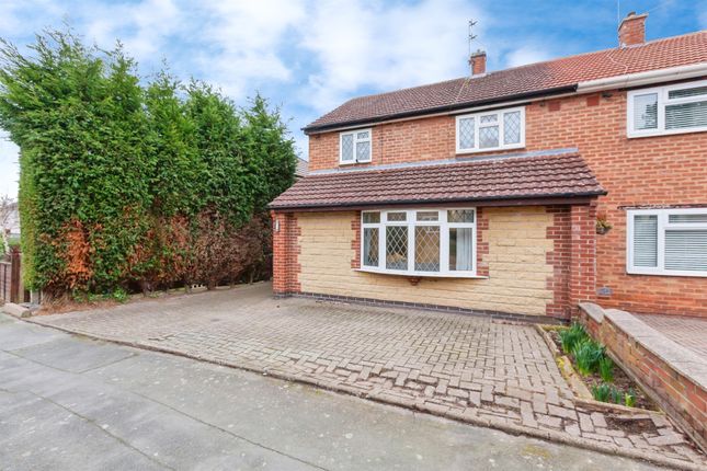 Thumbnail Semi-detached house for sale in St. James Road, Shepshed, Loughborough