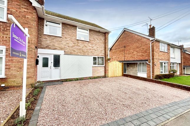 Thumbnail Semi-detached house for sale in Creswell Grove, Stafford