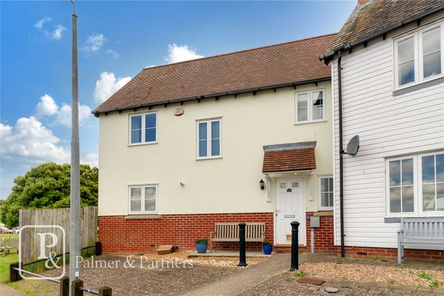 Thumbnail End terrace house for sale in Thanet Walk, Rowhedge, Colchester, Essex
