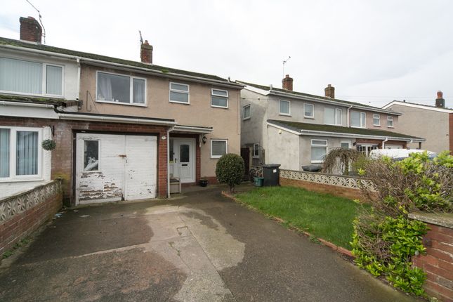Semi-detached house for sale in Berwyn Crescent, Rhyl