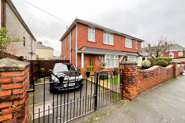 Thumbnail Semi-detached house for sale in Norfolk Road, Newport
