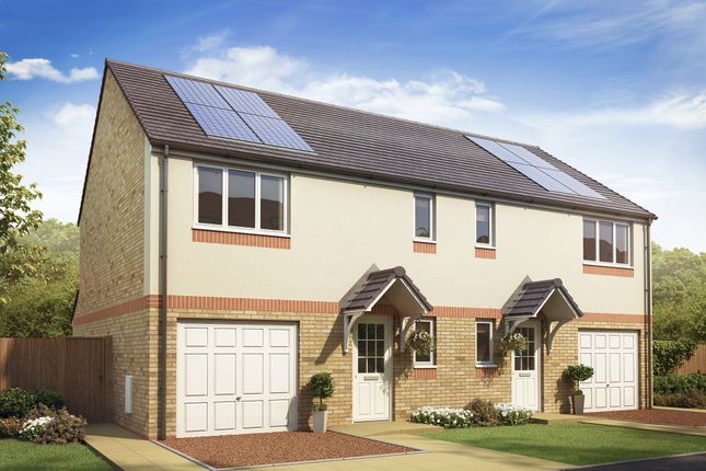 Thumbnail Semi-detached house for sale in "The Newton" at Crompton Way, Newmoor, Irvine